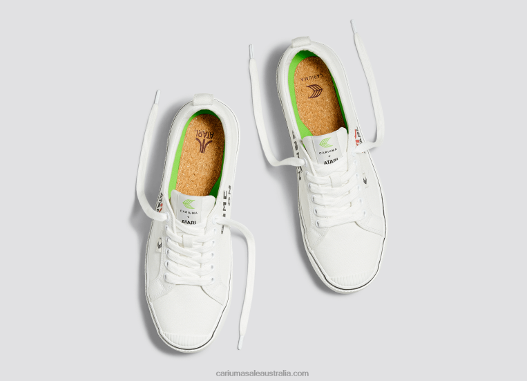 T8NFN91 Men Atari Off-White Canvas Cariuma