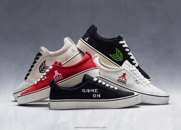 T8NFN91 Men Atari Off-White Canvas Cariuma