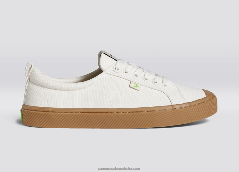 T8NFN9 Men Off-White Gum Canvas Cariuma