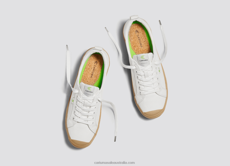 T8NFN9 Men Off-White Gum Canvas Cariuma