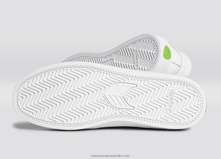 T8NFN96 Men White LWG Leather/Ice Cariuma