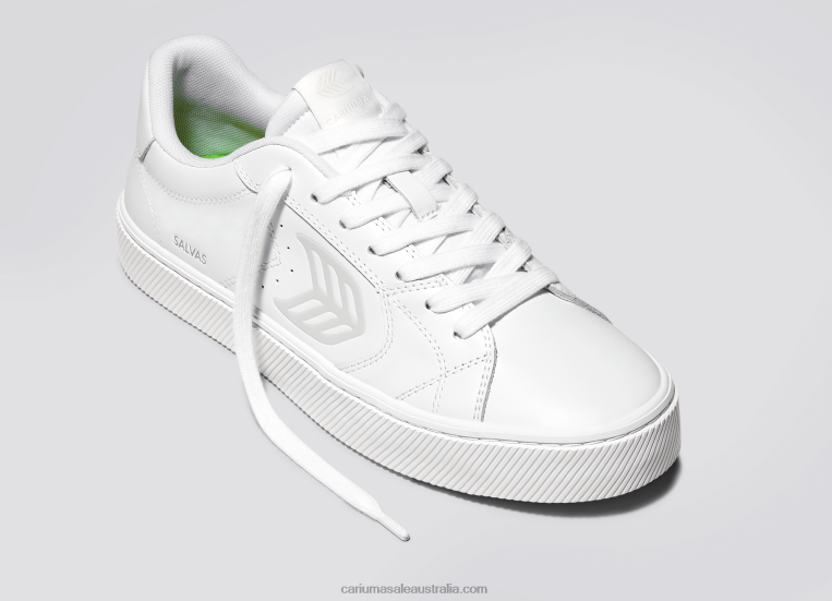 T8NFN96 Men White LWG Leather/Ice Cariuma