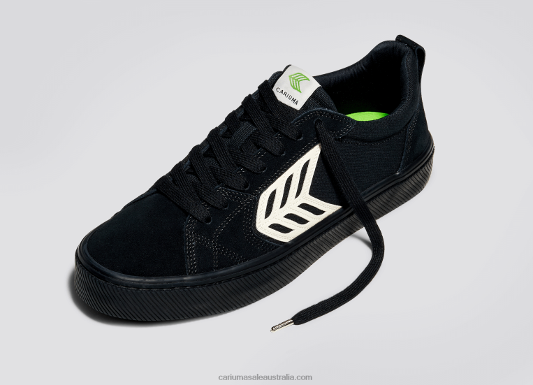 T8NFN150 Men Left foot(Single Shoe)-All Black/Ivory Cariuma