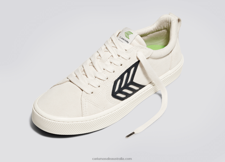 T8NFN155 Men Left foot(Single Shoe)-Off-White Vintage/Black Cariuma
