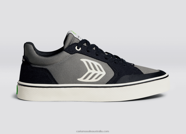 T8NFN118 Men Black & Charcoal Grey/Ivory Cariuma
