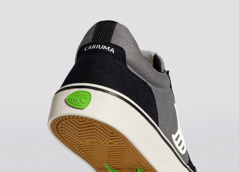 T8NFN118 Men Black & Charcoal Grey/Ivory Cariuma