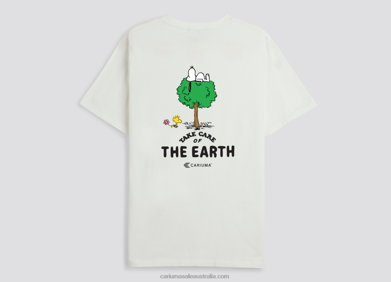 T8NFN212 Women Peanuts Earth Off-White Cariuma
