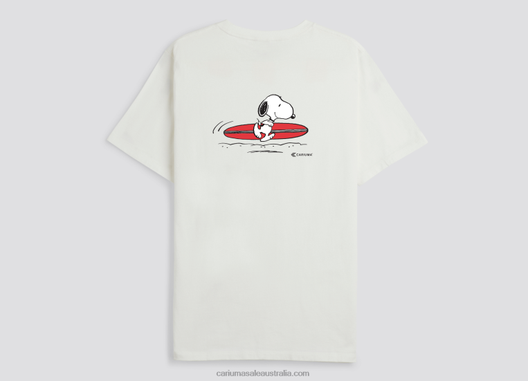 T8NFN215 Women Peanuts Surf Off-White Cariuma
