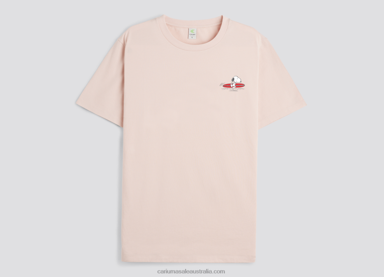 T8NFN216 Women Peanuts Surf Rose Cariuma