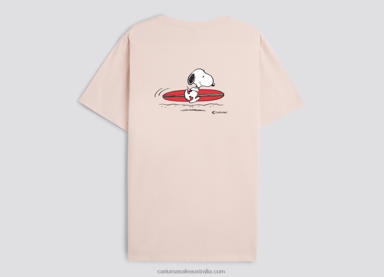 T8NFN216 Women Peanuts Surf Rose Cariuma