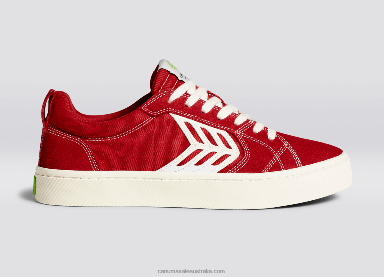 T8NFN353 Women Red Contrast/Ivory Cariuma