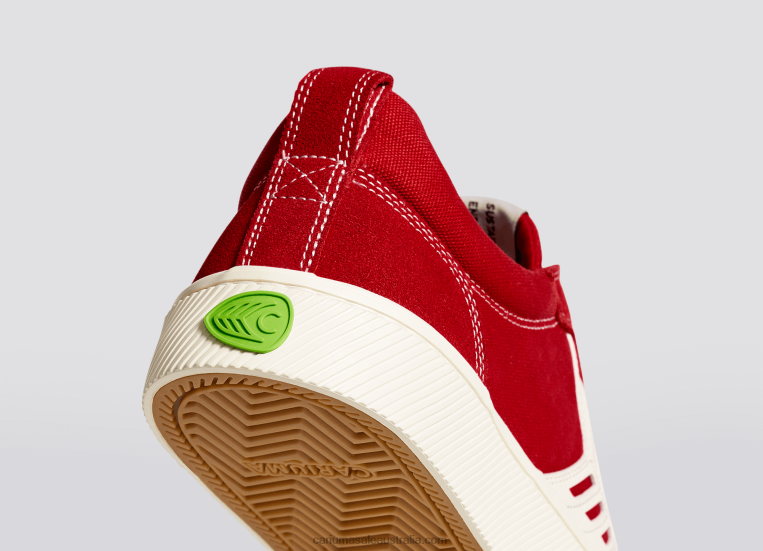 T8NFN353 Women Red Contrast/Ivory Cariuma