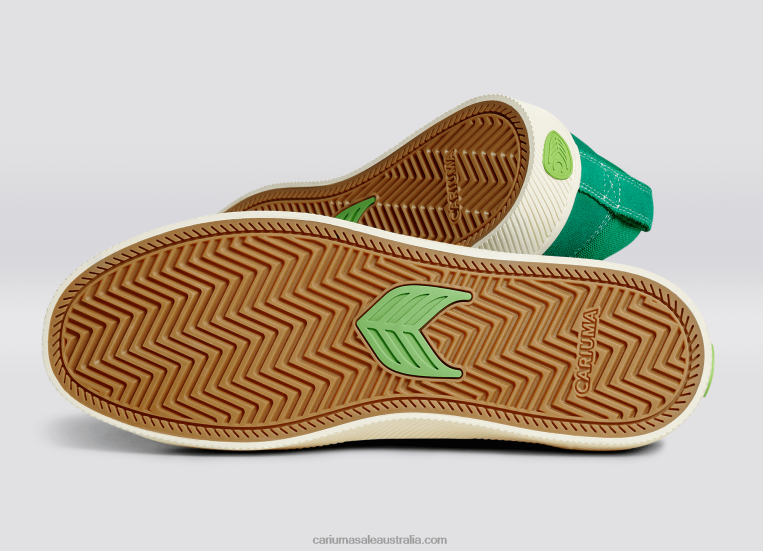 T8NFN356 Women Green Contrast/Ivory Cariuma