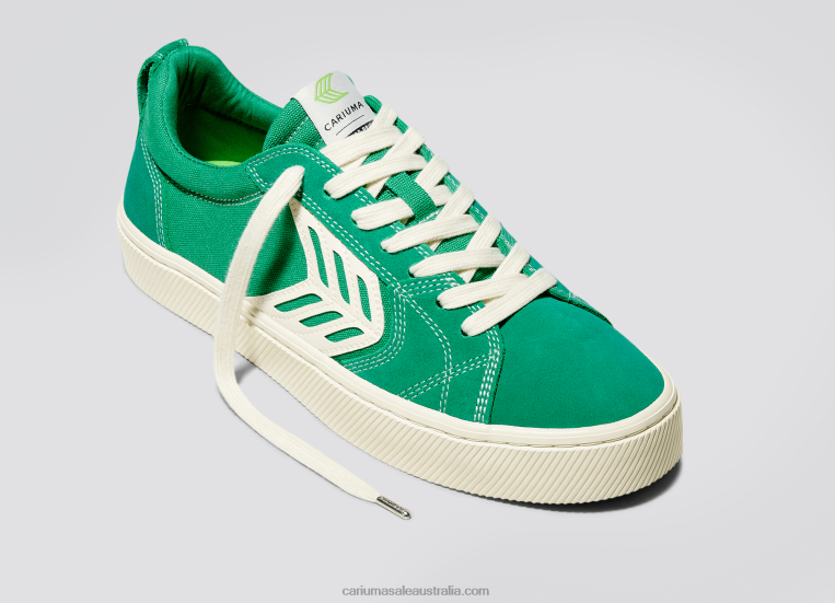 T8NFN356 Women Green Contrast/Ivory Cariuma