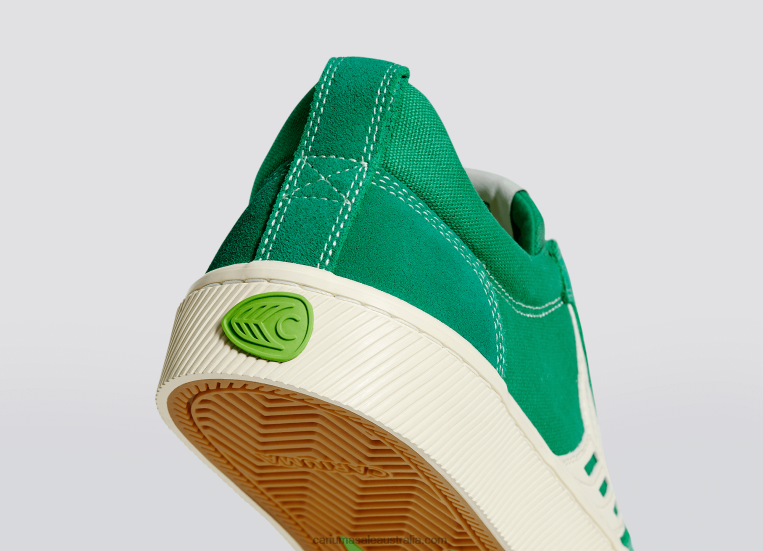 T8NFN356 Women Green Contrast/Ivory Cariuma