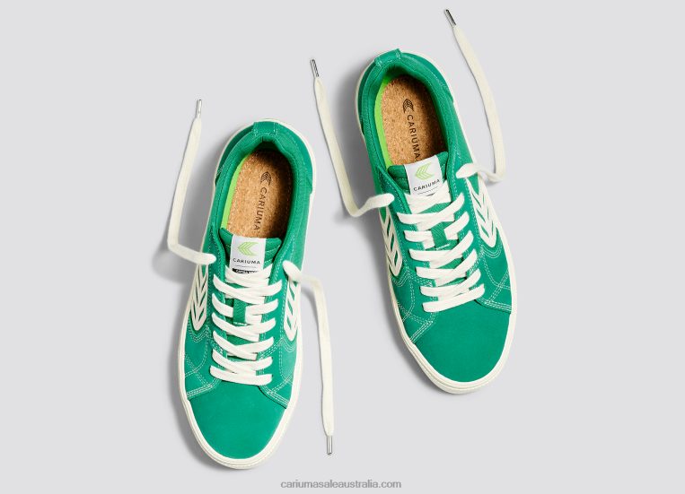 T8NFN356 Women Green Contrast/Ivory Cariuma
