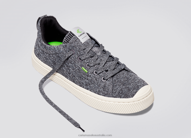 T8NFN393 Women Stone Grey Knit Cariuma