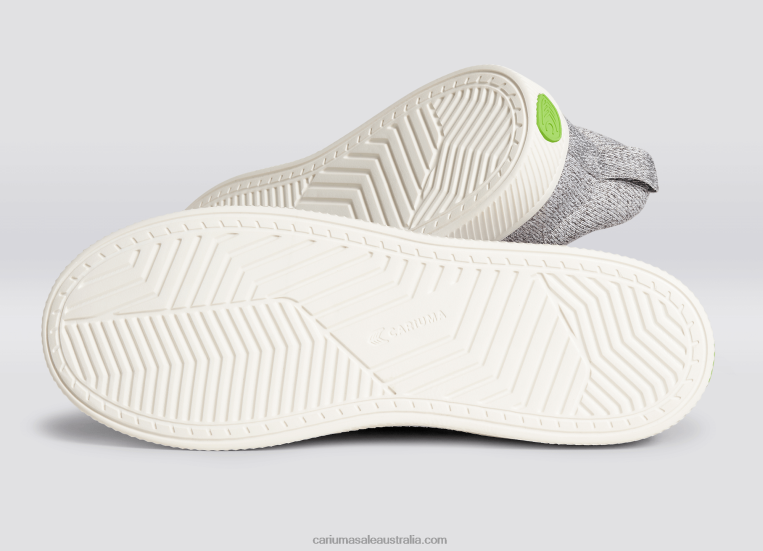 T8NFN394 Women Stone Light Grey Knit Cariuma