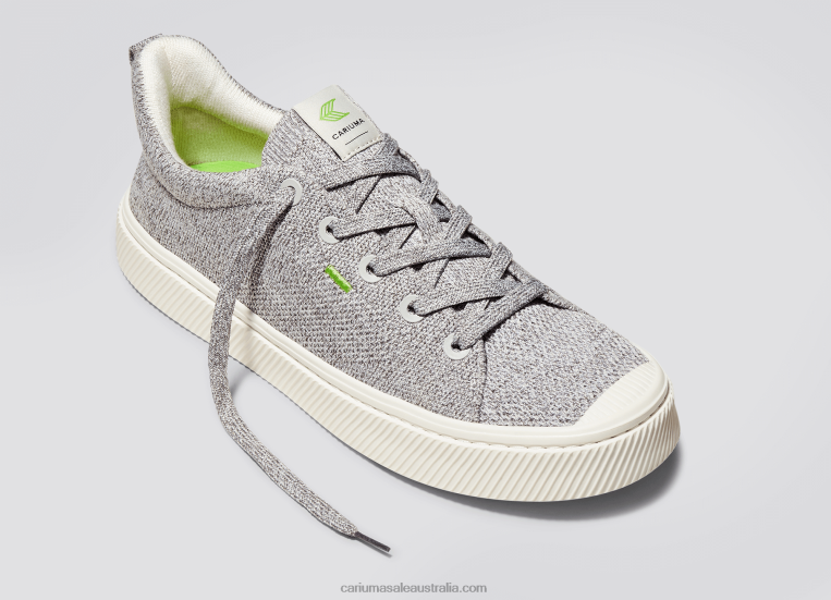 T8NFN394 Women Stone Light Grey Knit Cariuma