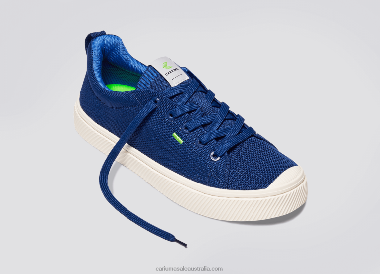 T8NFN395 Women Mineral Blue Knit Cariuma