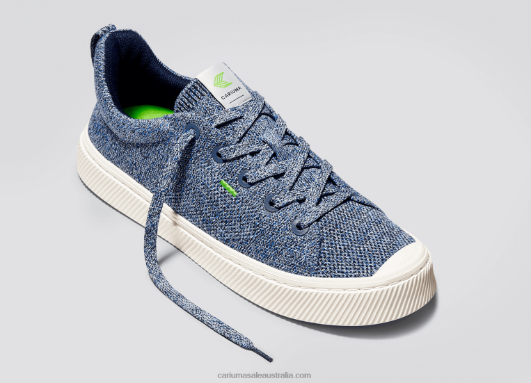 T8NFN399 Women Stone Blue Knit Cariuma