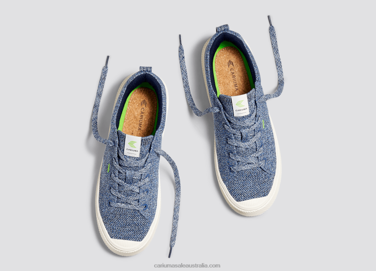T8NFN399 Women Stone Blue Knit Cariuma