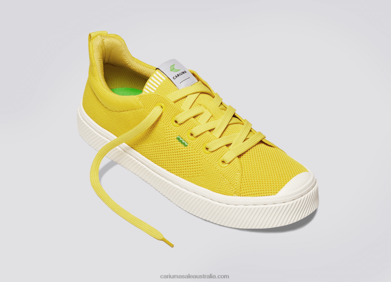 T8NFN401 Women Sun Yellow Knit Cariuma
