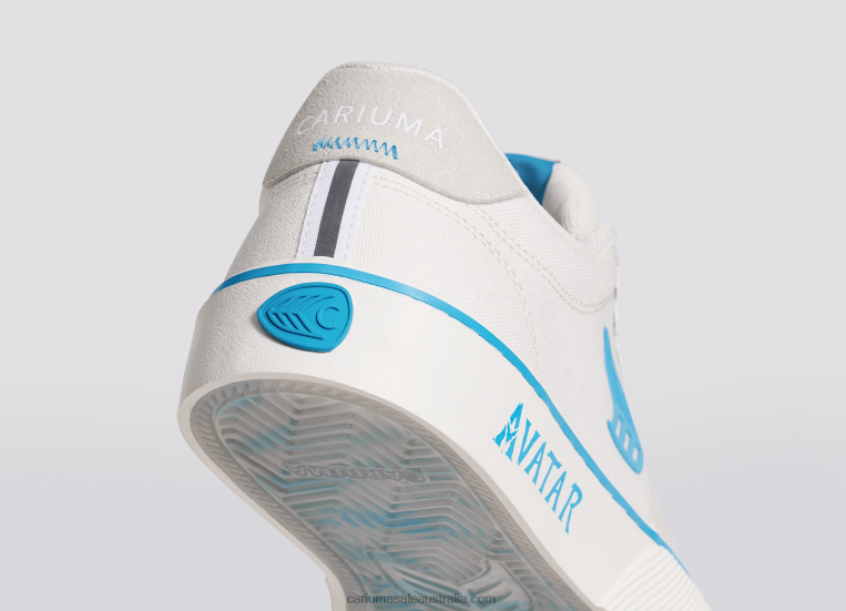 T8NFN293 Women Avatar Off-White/Blue Cariuma
