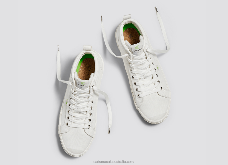 T8NFN272 Women Off-White Canvas Cariuma