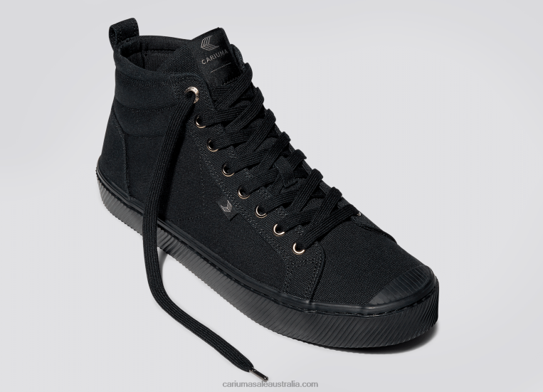 T8NFN274 Women All Black Canvas Cariuma