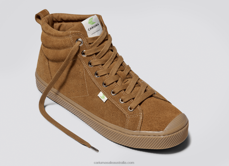 T8NFN284 Women All Camel Suede Cariuma
