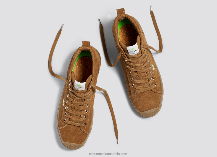 T8NFN284 Women All Camel Suede Cariuma