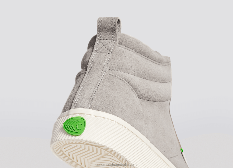 T8NFN288 Women Grey Suede Cariuma