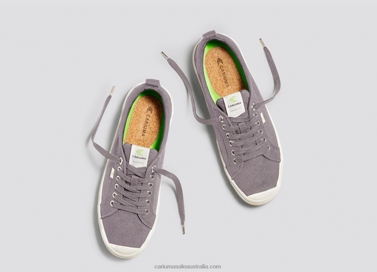 T8NFN220 Women Grey Canvas Cariuma