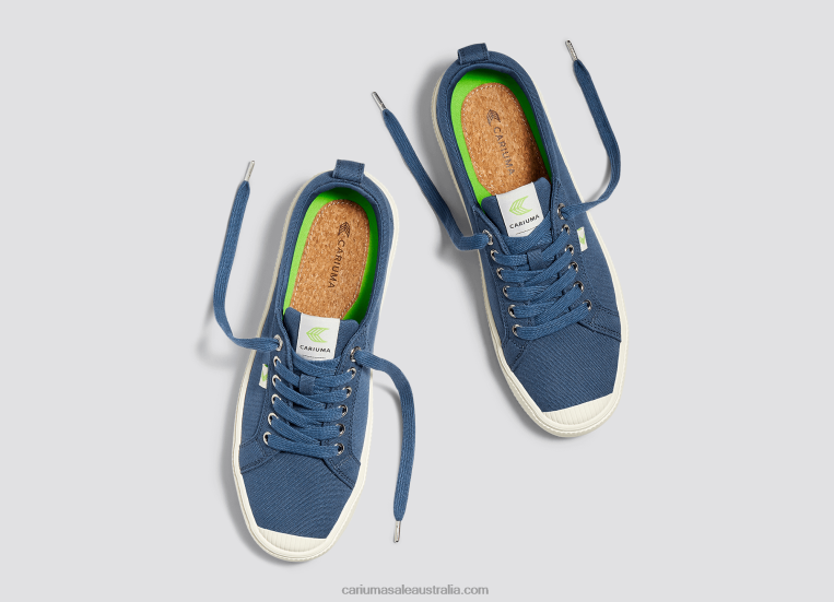 T8NFN221 Women Shadow Blue Canvas Cariuma