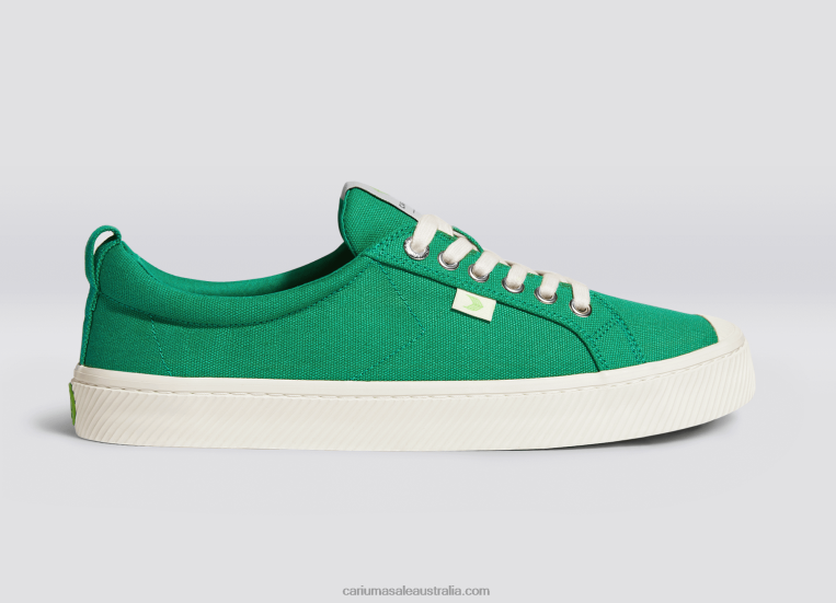 T8NFN222 Women Green Canvas Cariuma