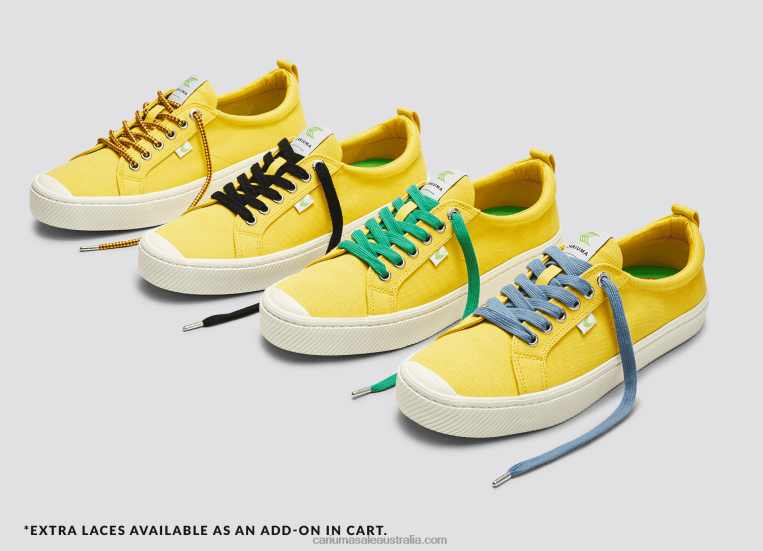 T8NFN232 Women Yellow Canvas Cariuma