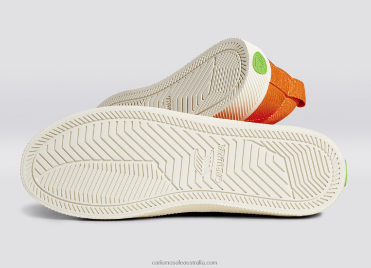 T8NFN233 Women Tangerine Canvas Cariuma