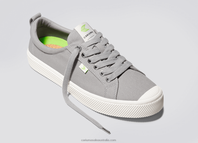 T8NFN241 Women Light Grey Canvas Cariuma
