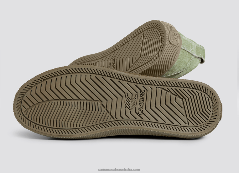 T8NFN244 Women Deus Ex Machina Oil Green Suede Cariuma