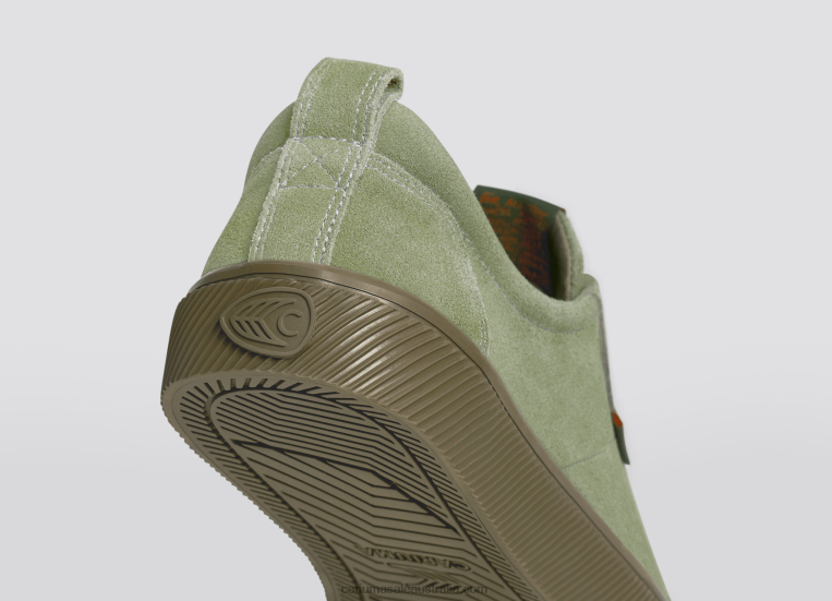 T8NFN244 Women Deus Ex Machina Oil Green Suede Cariuma