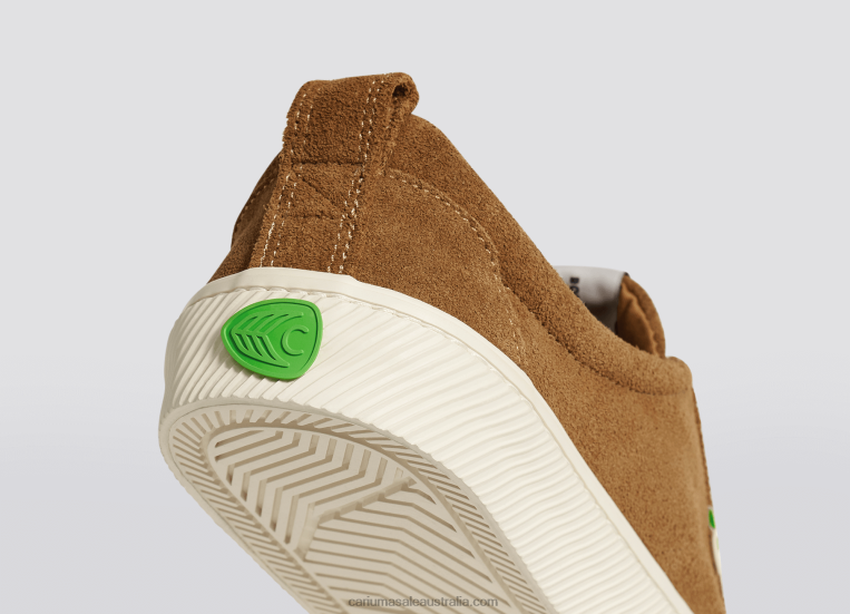 T8NFN248 Women Camel Suede Cariuma