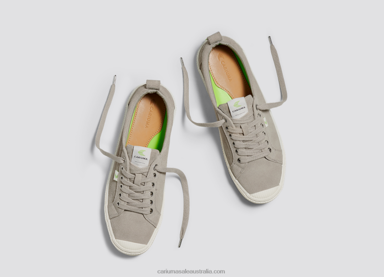 T8NFN256 Women Grey Suede Cariuma
