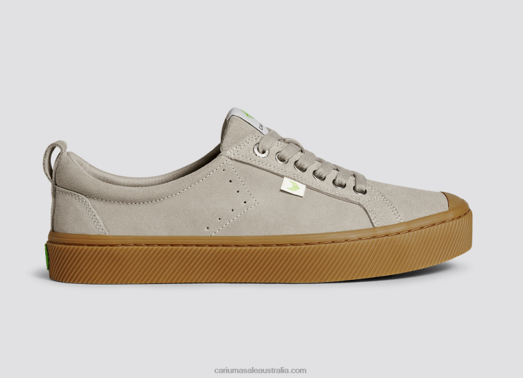 T8NFN260 Women Grey Gum Suede Cariuma