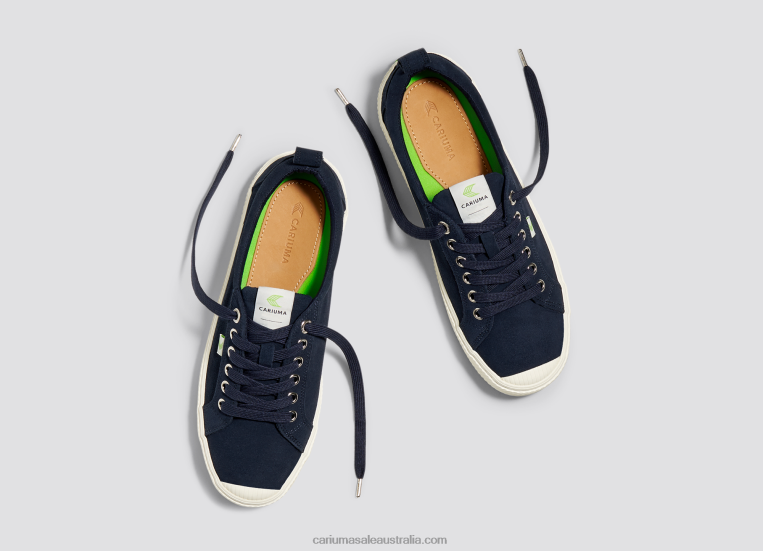 T8NFN264 Women Navy Suede Cariuma
