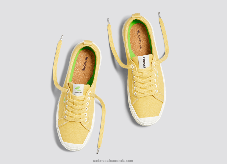 T8NFN268 Women Pantone Cornsilk Canvas Cariuma