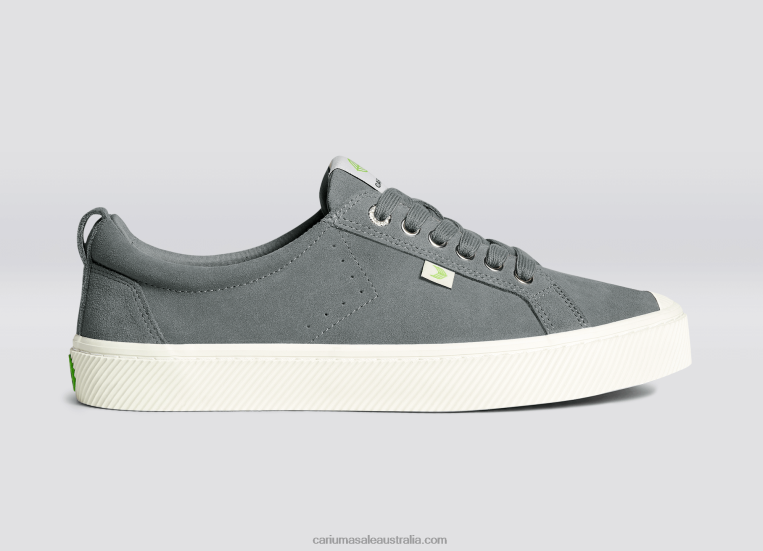 T8NFN270 Women Charcoal Grey Suede Cariuma