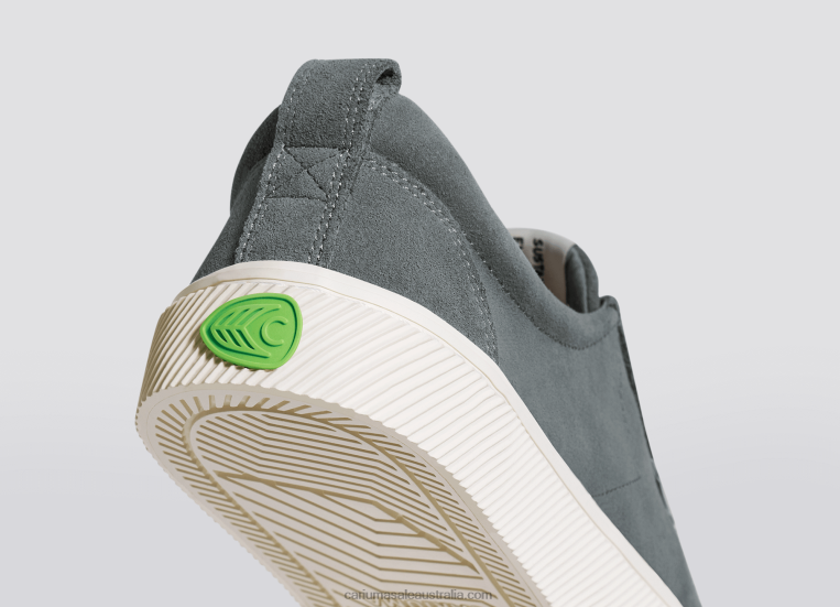 T8NFN270 Women Charcoal Grey Suede Cariuma