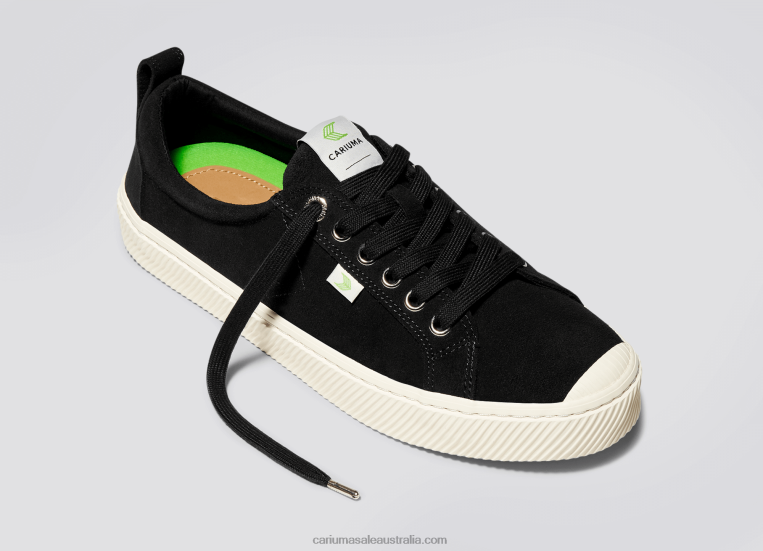 T8NFN271 Women Black Suede Cariuma