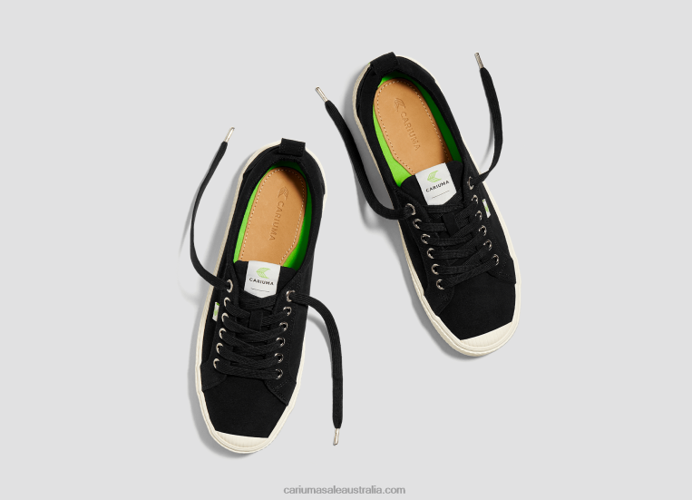 T8NFN271 Women Black Suede Cariuma